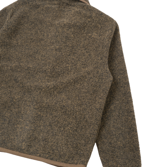 Universal Works Lancaster Fleece Jacket in Brown