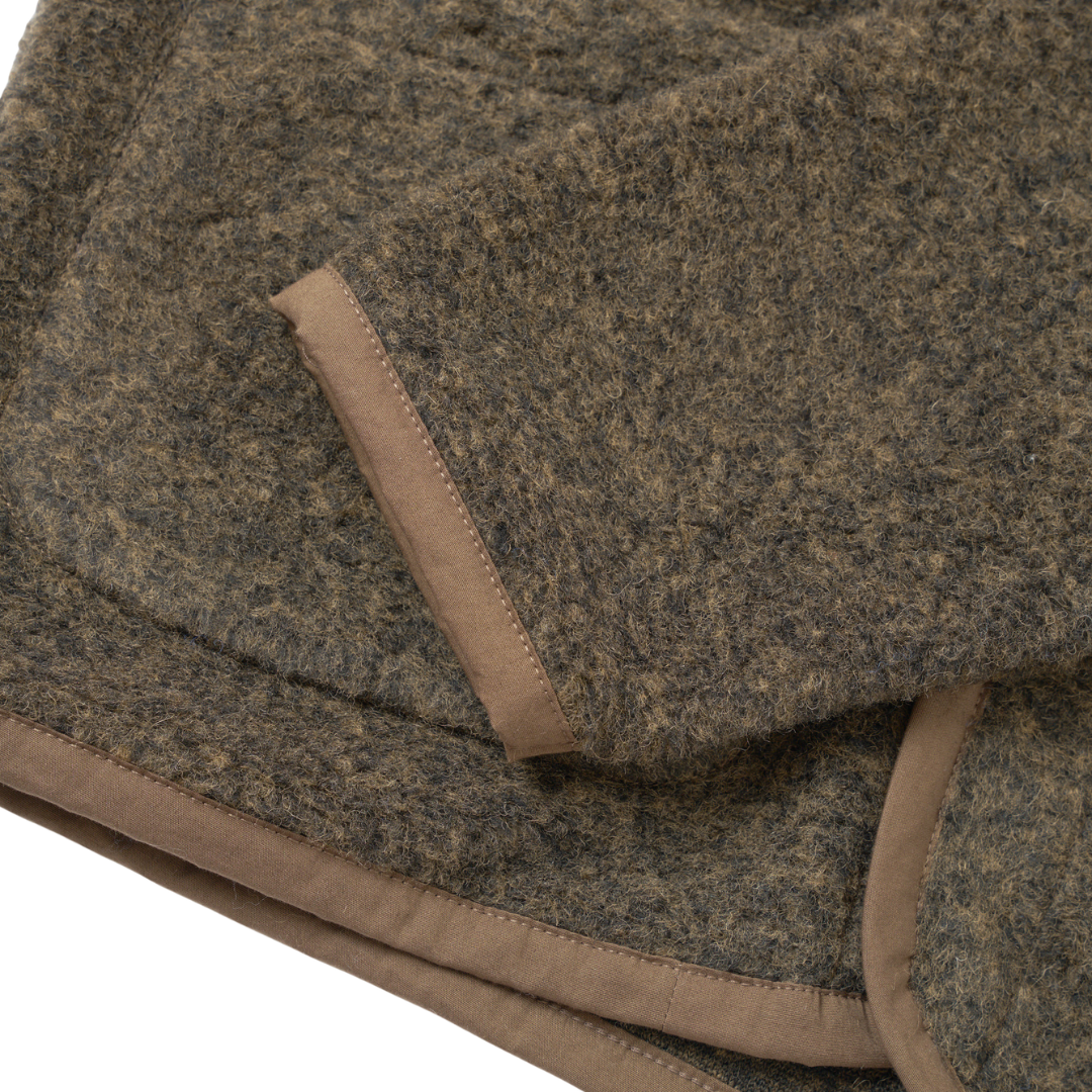 Universal Works Lancaster Fleece Jacket in Brown