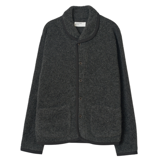 Universal Works Lancaster Fleece Jacket in Charcoal