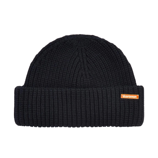 Barbour Mosely Beanie Hat in Black