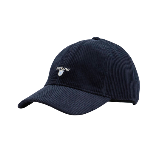 Barbour Preston Cord Cap in Navy