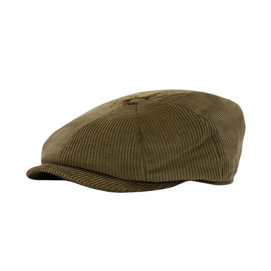 Barbour Westdale Baker Boy Cap in Olive