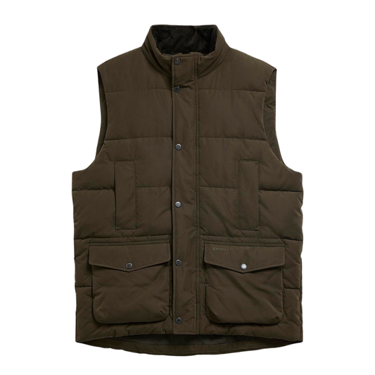 Barbour Lonnen Gilet in Dark Sage