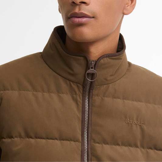Barbour Noree Quilted Jacket in Dark Sand