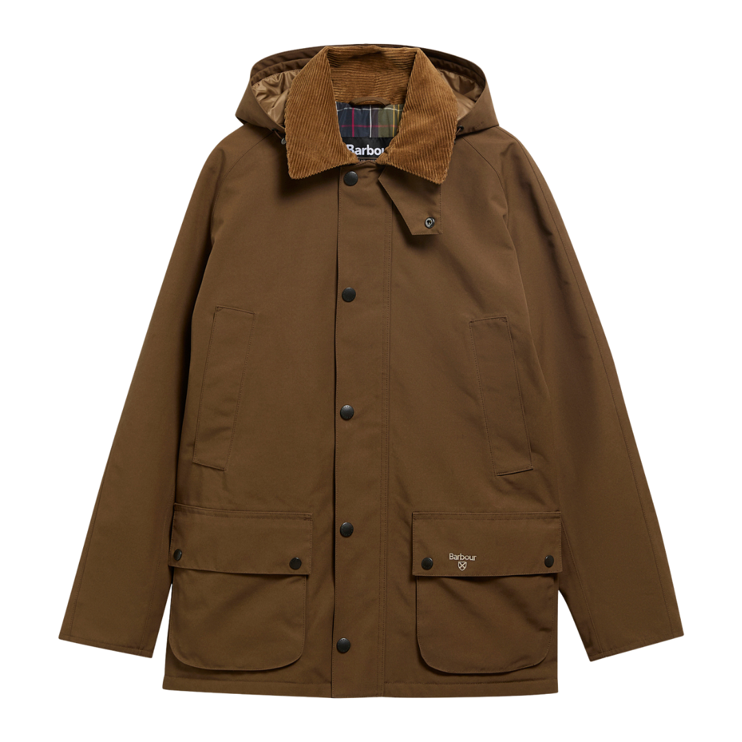 Barbour Winter Ashby Jacket in Dark Sand