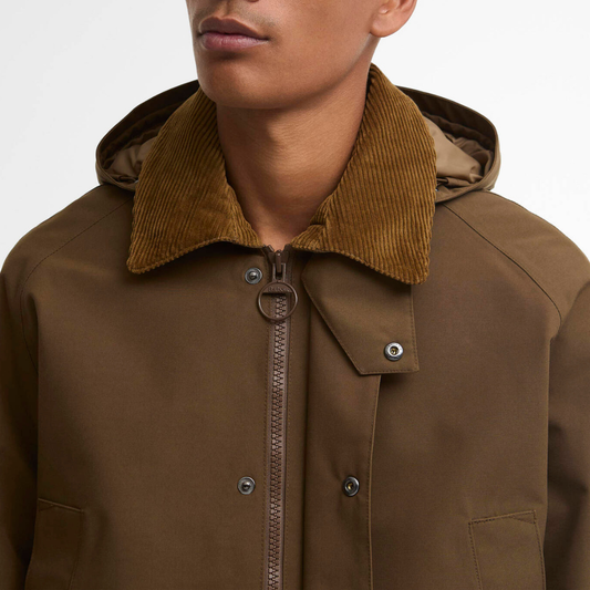 Barbour Winter Ashby Jacket in Dark Sand