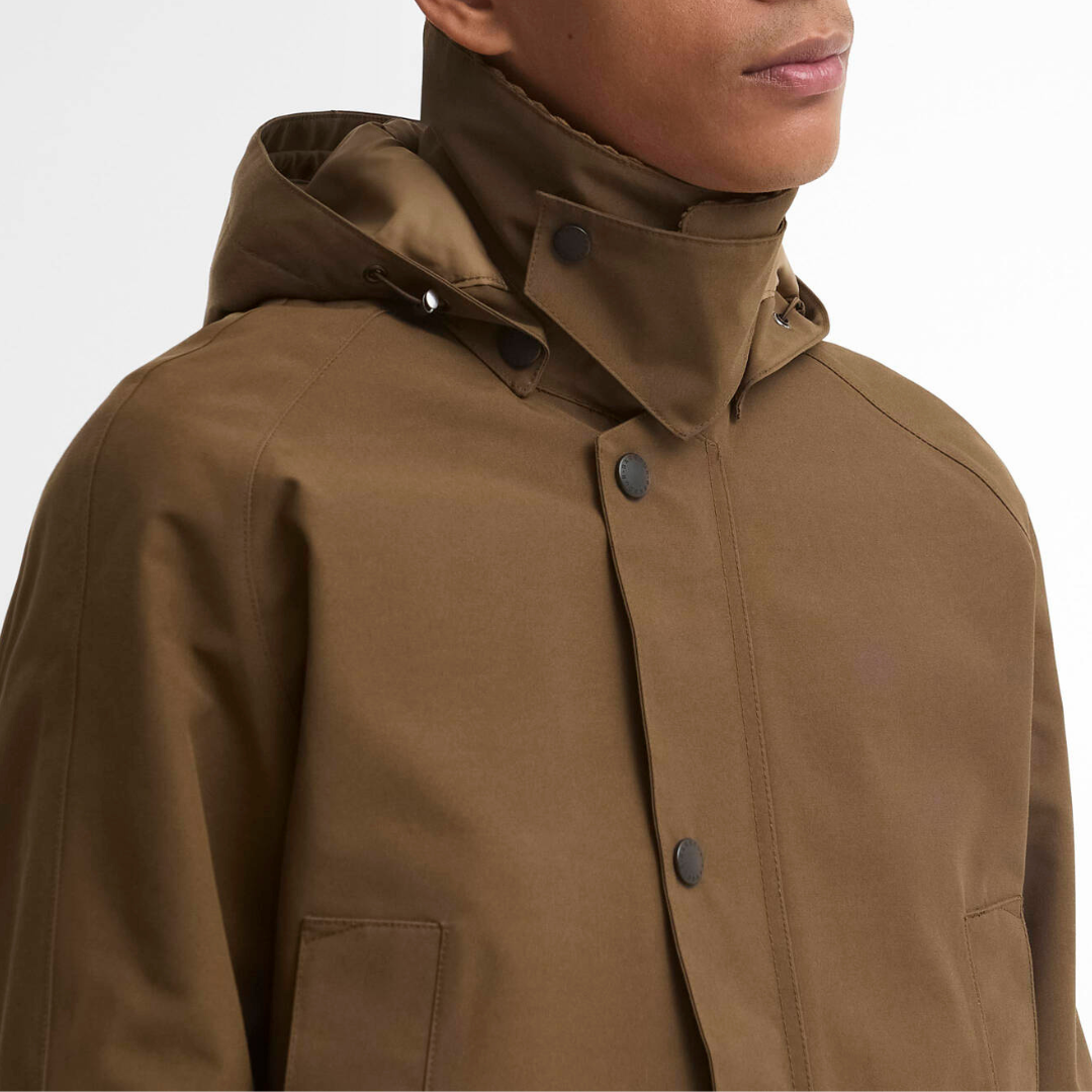 Barbour Winter Ashby Jacket in Dark Sand