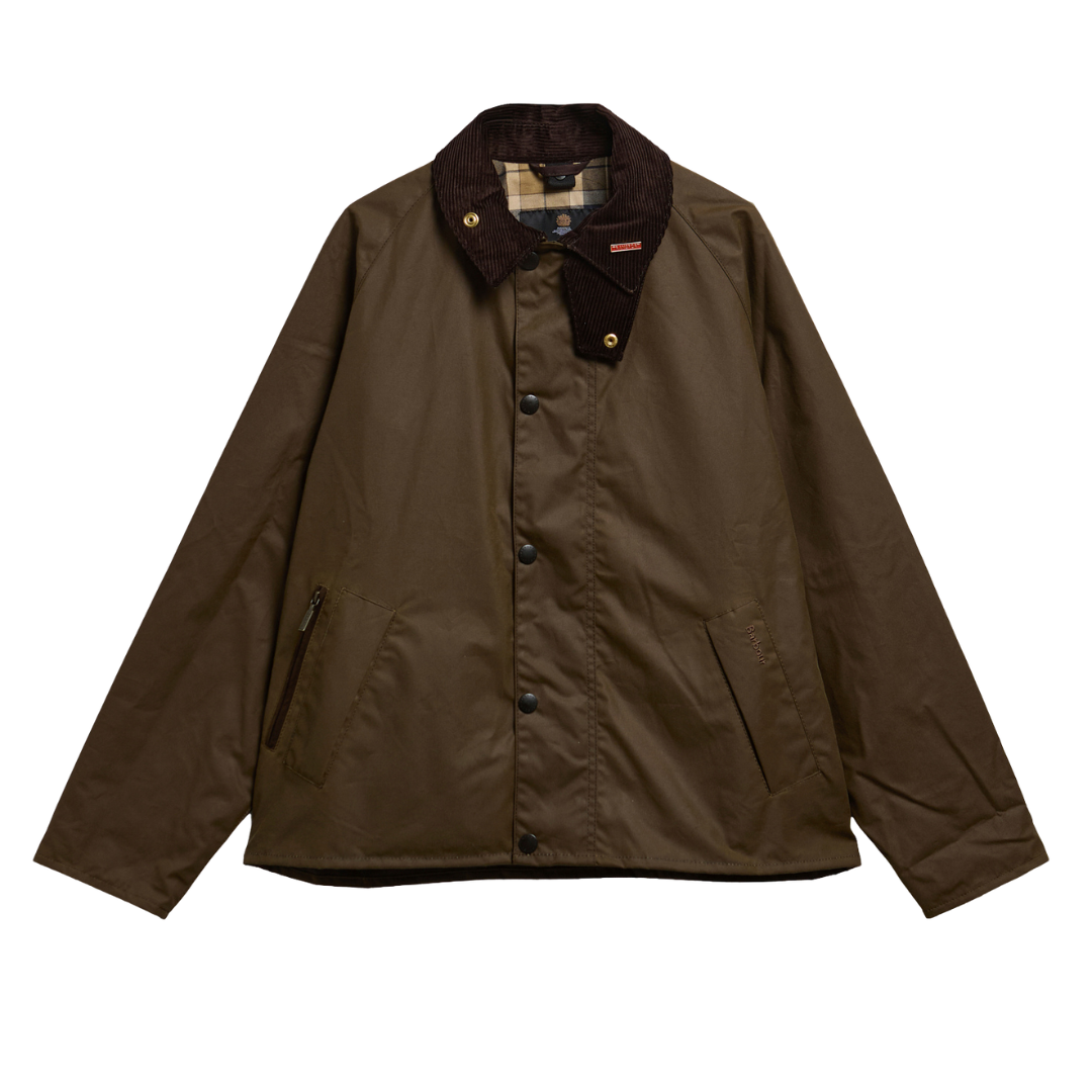 Barbour Icons Transport Wax Jacket in Brown