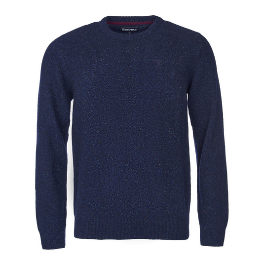 Barbour Essential Tisbury Crew Jumper in Navy