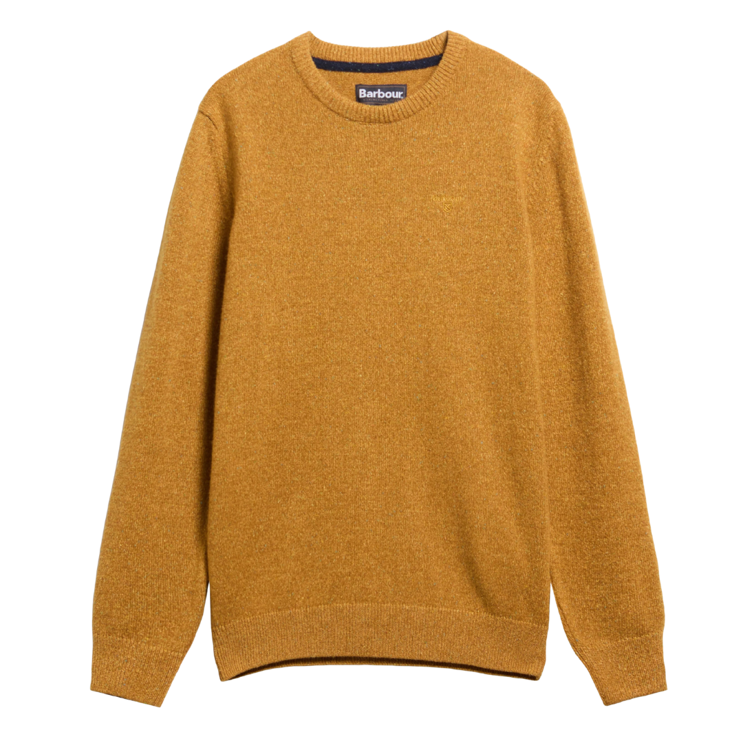 Barbour Essential Tisbury Crew Jumper in Copper