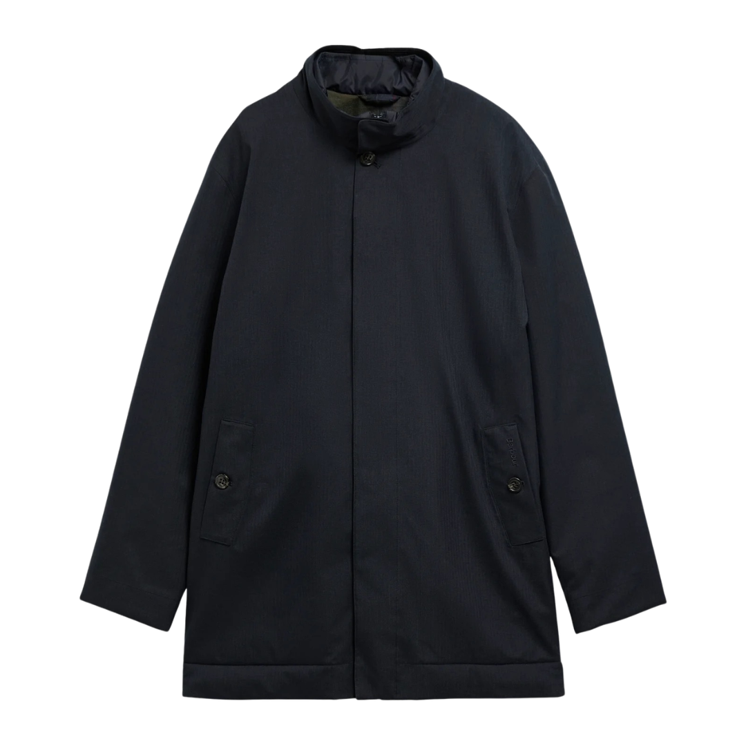 Barbour Northdale Waterproof Mac Jacket in Dark Navy