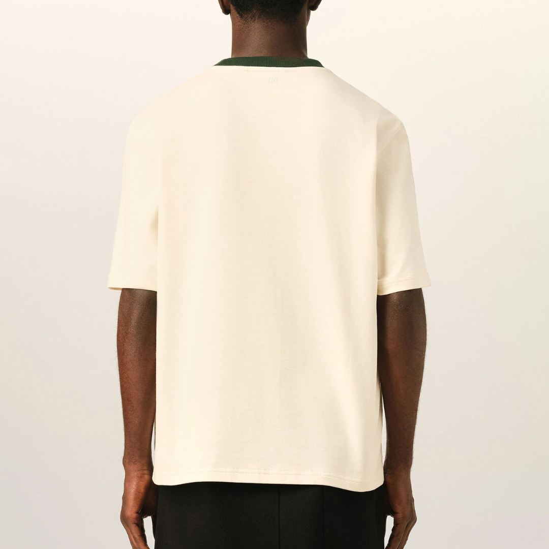 AMI Paris Don't Forget To Love T-Shirt in Ivory
