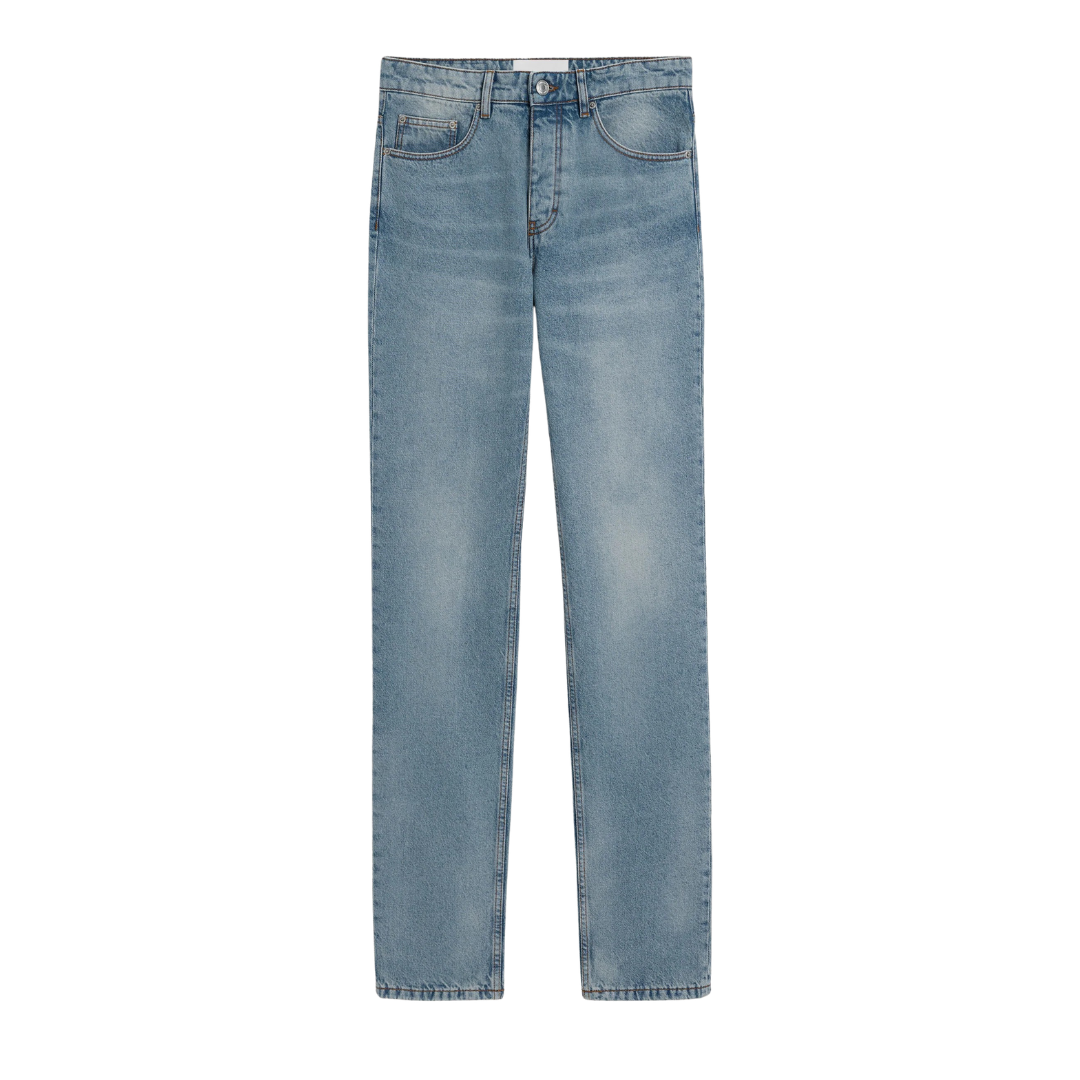 AMI Paris Classic Fit Jeans in Used Blue