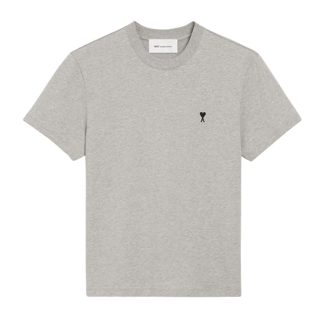 AMI Paris Contrast ADC T-Shirt in Grey