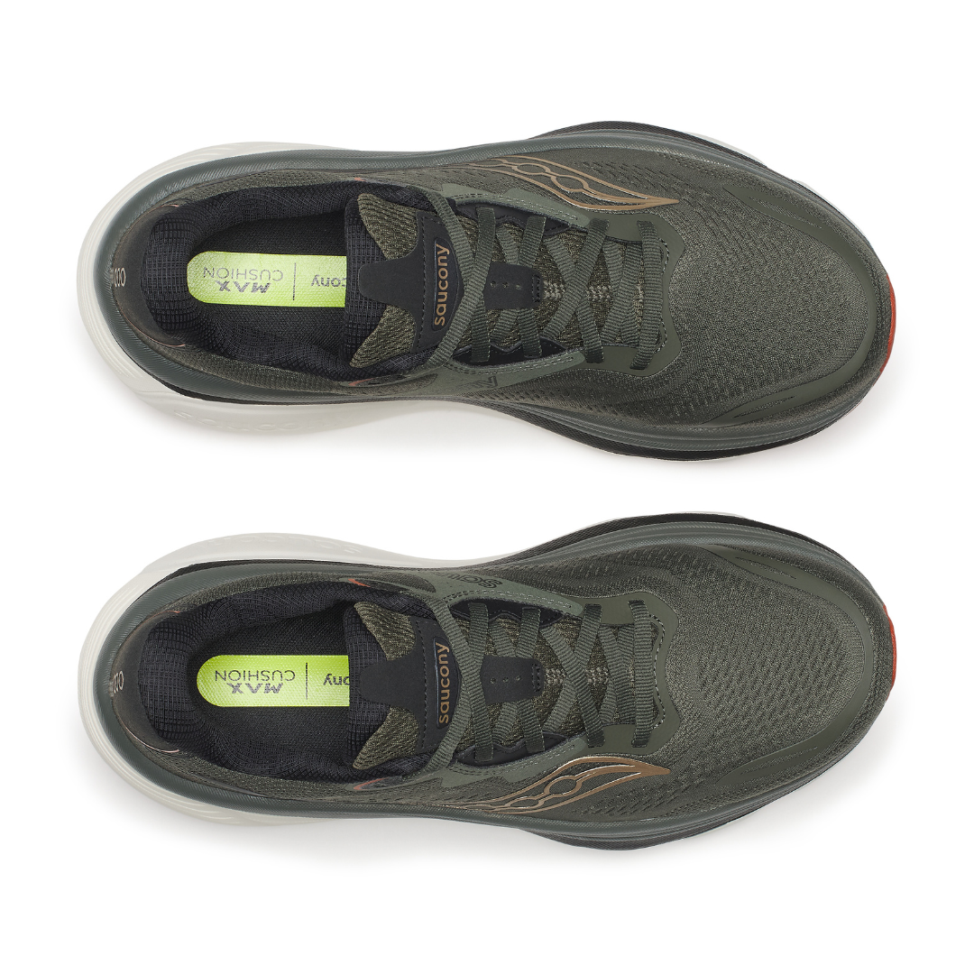 Zapatillas Saucony Hurricane 26 en verde militar/negro