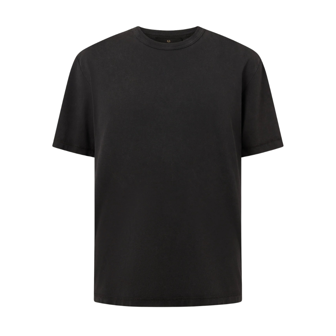 Belstaff Valley Garment Dye T-Shirt in Washed Black