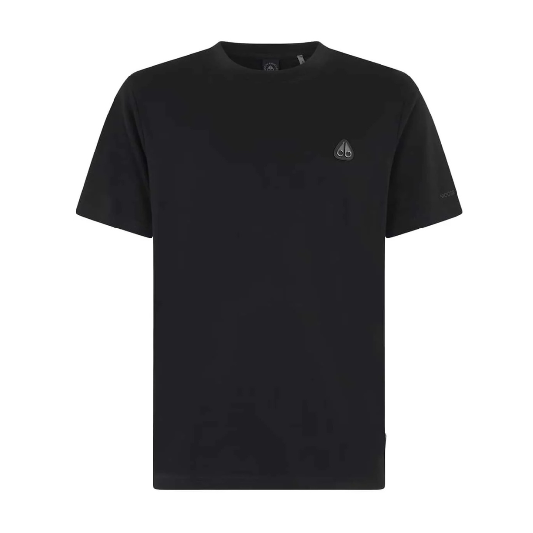 Moose Knuckles Crescent T-Shirt in Black