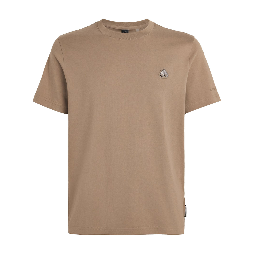 Moose Knuckles Crescent T-Shirt in Ashen