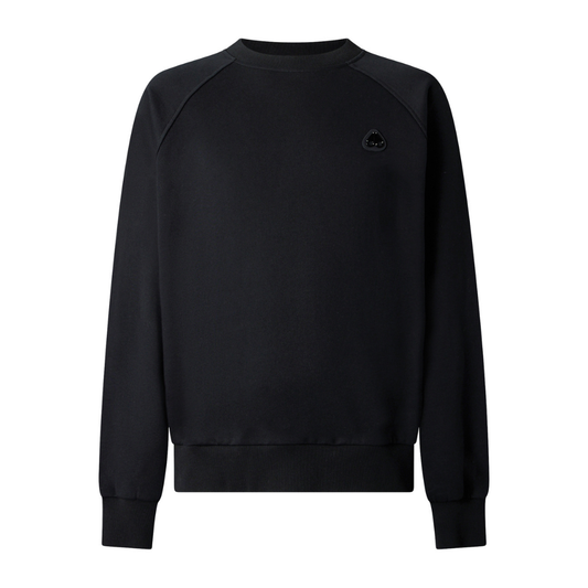 Moose Knuckles Yul Crewneck Sweatshirt in Black