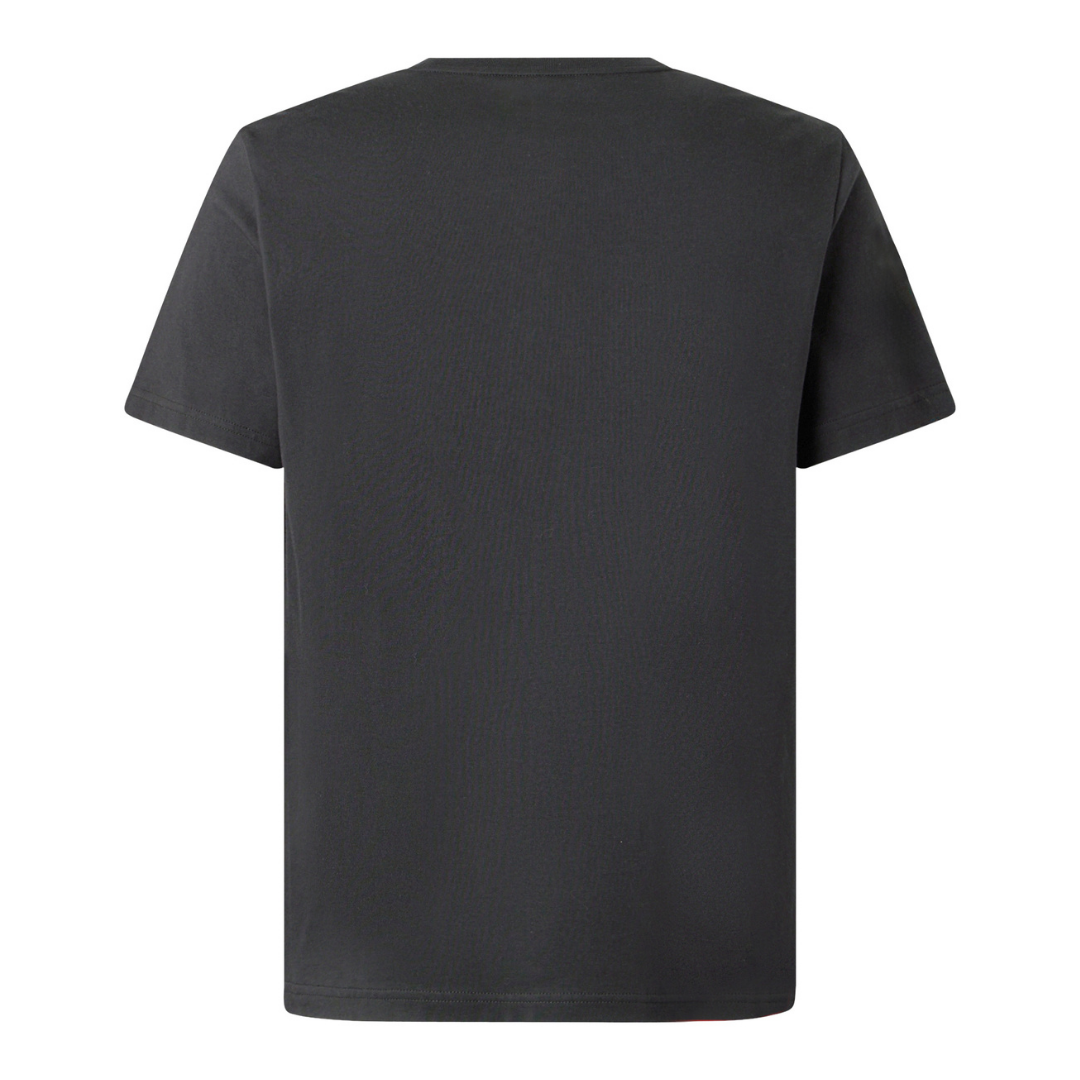 Moose Knuckles Gold Icebreak Logo T-Shirt in Black