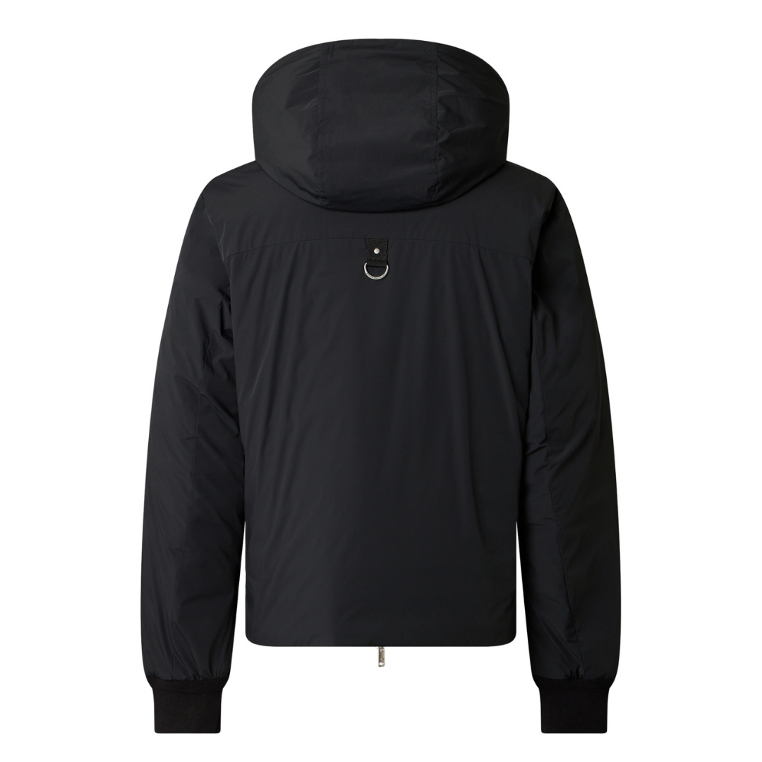 Moose Knuckles Northdale Hooded Jacket in Black