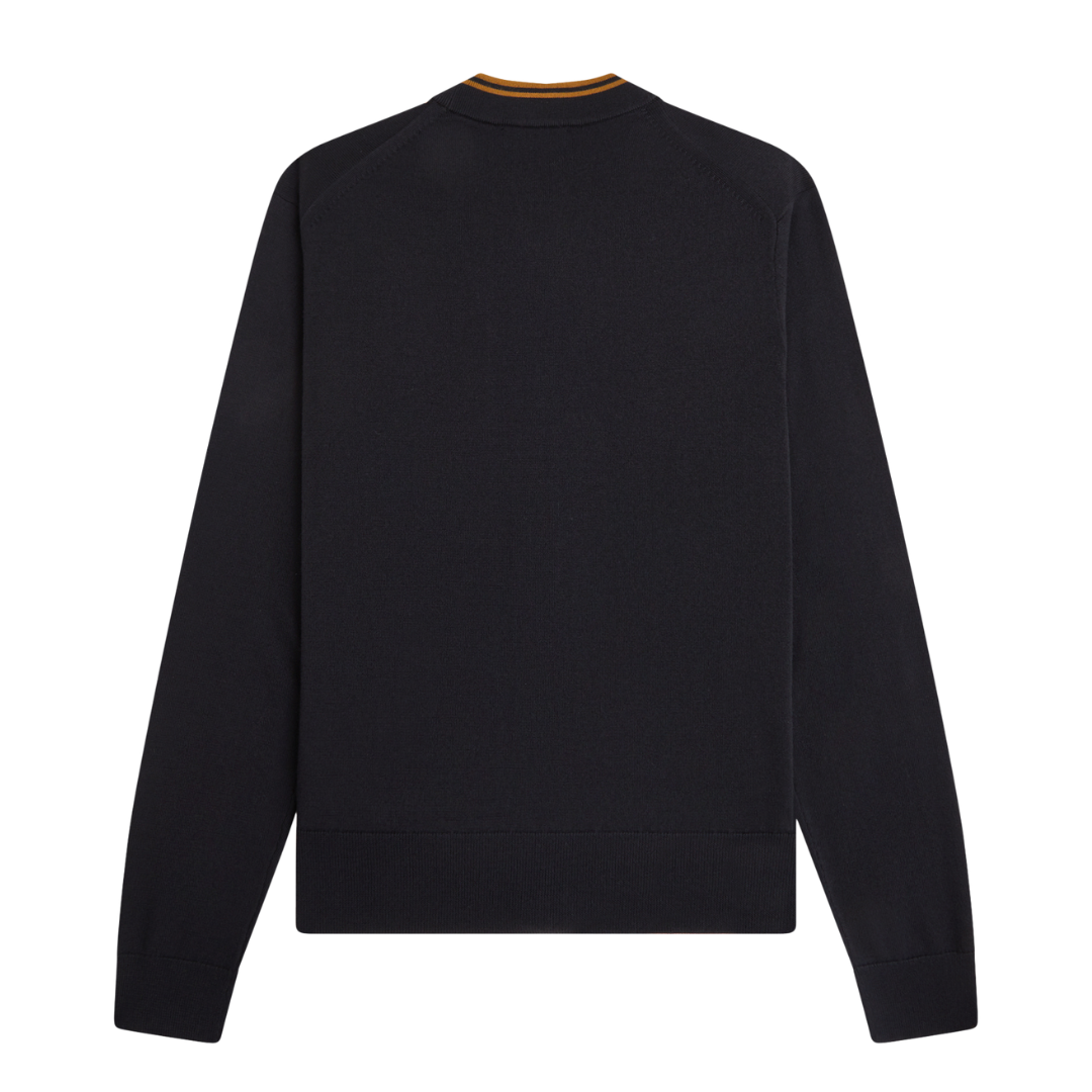 Fred Perry Classic Cardigan in Black