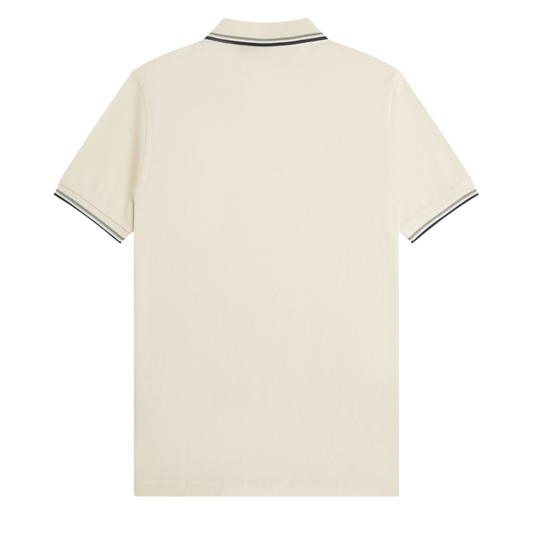Fred Perry Twin Tipped Polo in Ecru
