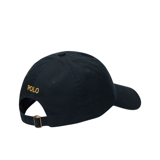Ralph Lauren Twill Sports Cap in Black