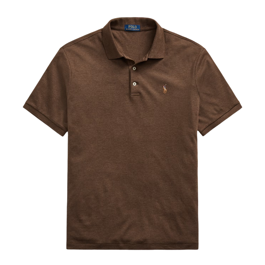 Ralph Lauren Short Sleeve Polo in Nutmeg Brown