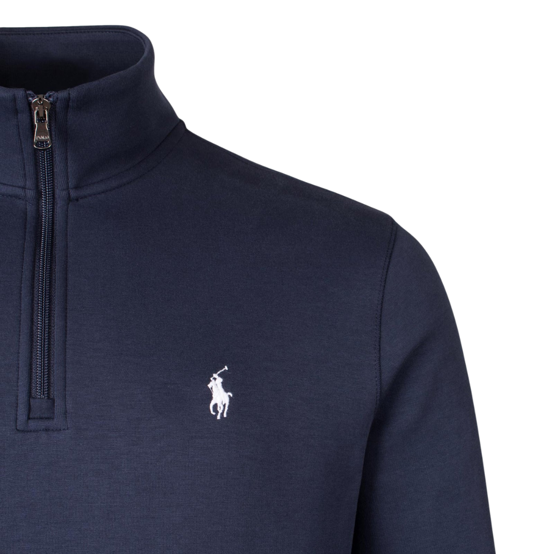 Ralph Lauren Quarter Zip Sweatshirt in Aviator Navy