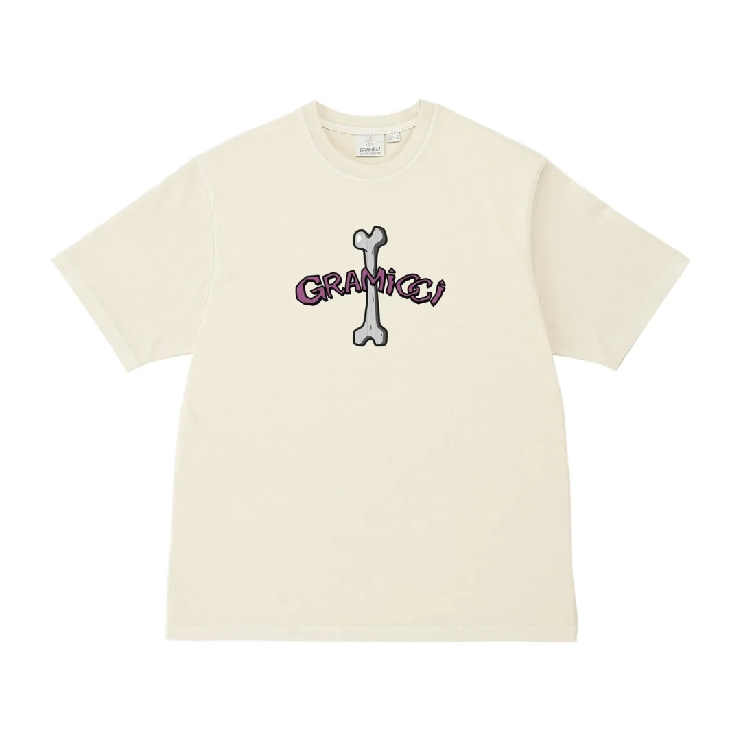 Gramicci Bone Pigment Dyed T-Shirt in Natural Pigment