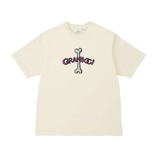 Gramicci Bone Pigment Dyed T-Shirt in Natural Pigment
