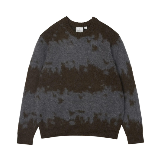 Gramicci Mohair Splatter Sweater in Slate Splatter