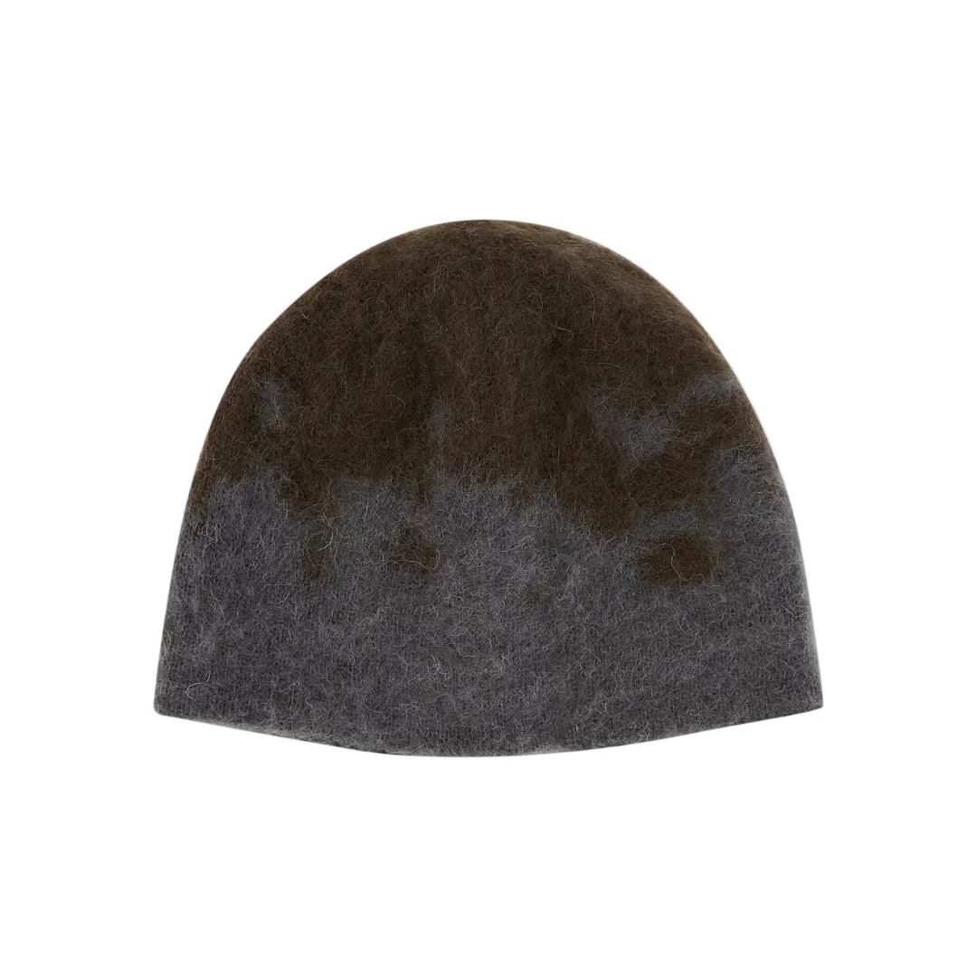 Gramicci Mohair Splatter Beanie in Slate Splatter