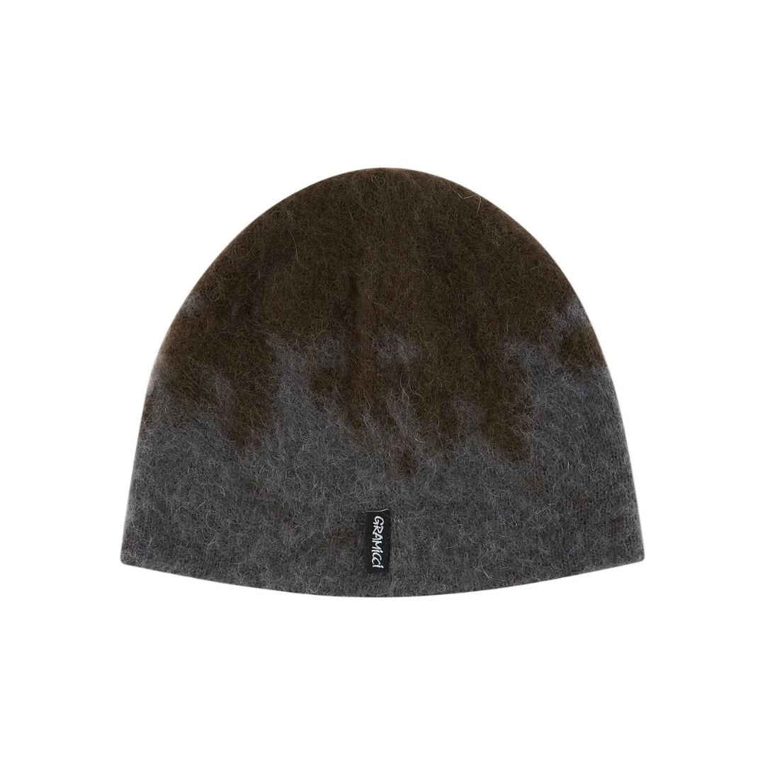 Gramicci Mohair Splatter Beanie in Slate Splatter