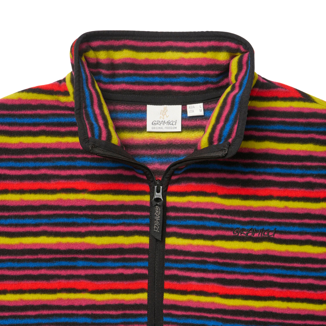 Gramicci Thermal Fleece Pullover in Multi Stripe