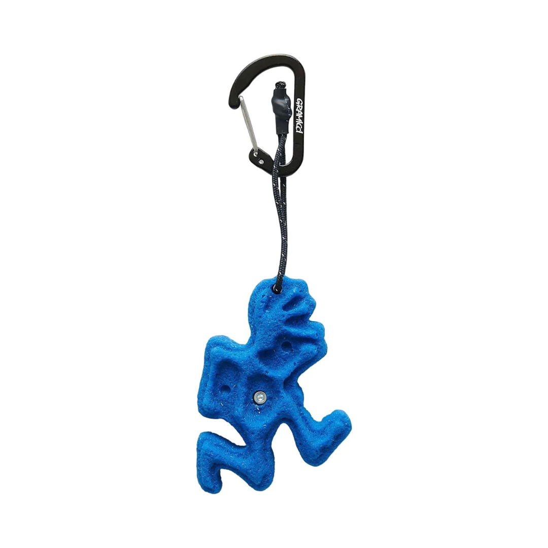 Gramicci Running Man Climbing Key Chain in Sky Blue