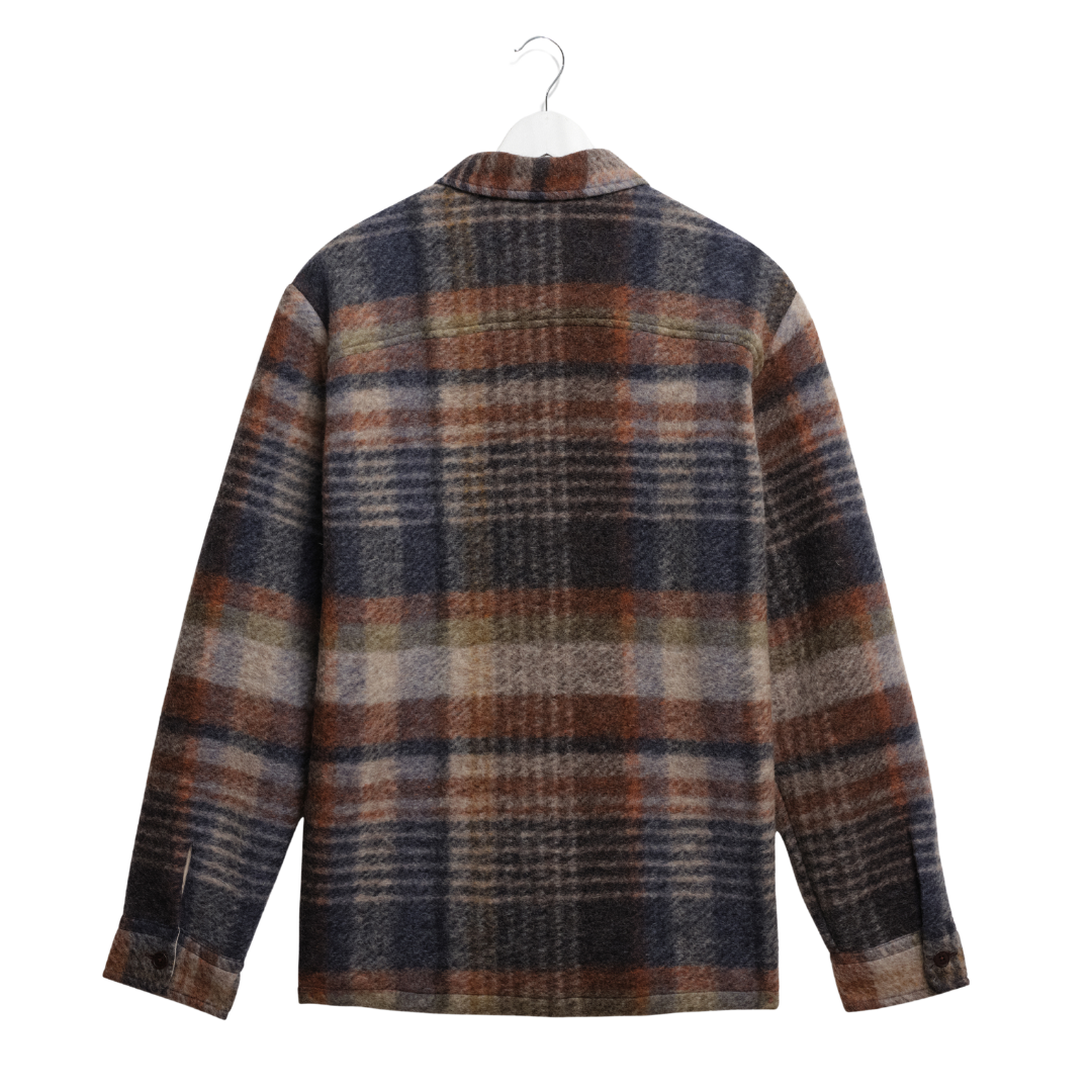 Wax London Whiting Overshirt in Oatmeal