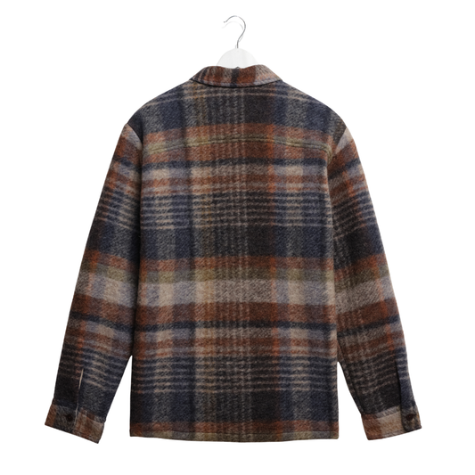 Wax London Whiting Overshirt in Oatmeal