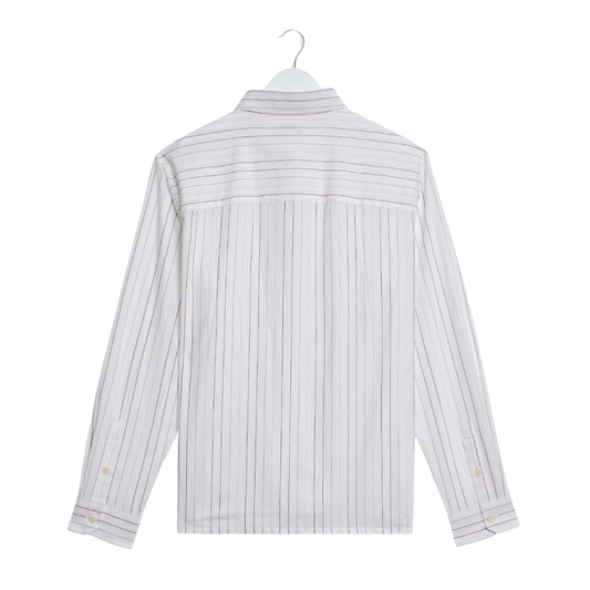 Wax London Halcomb Shirt in Ecru-Multi