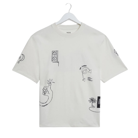 Wax London Milton T-Shirt in Ecru