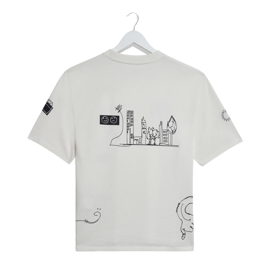 Wax London Milton T-Shirt in Ecru