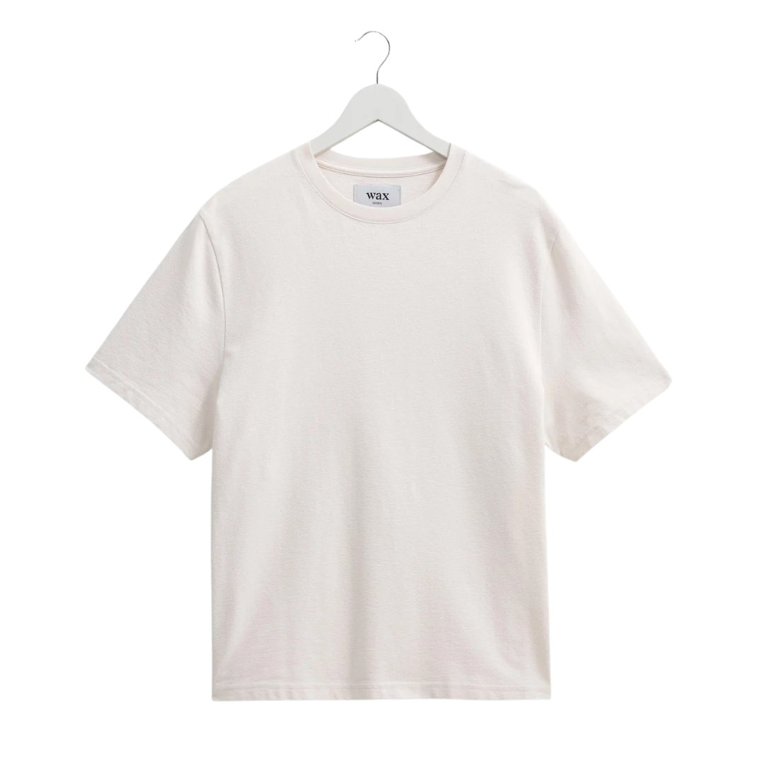 Wax London Dean T-Shirt in Ecru