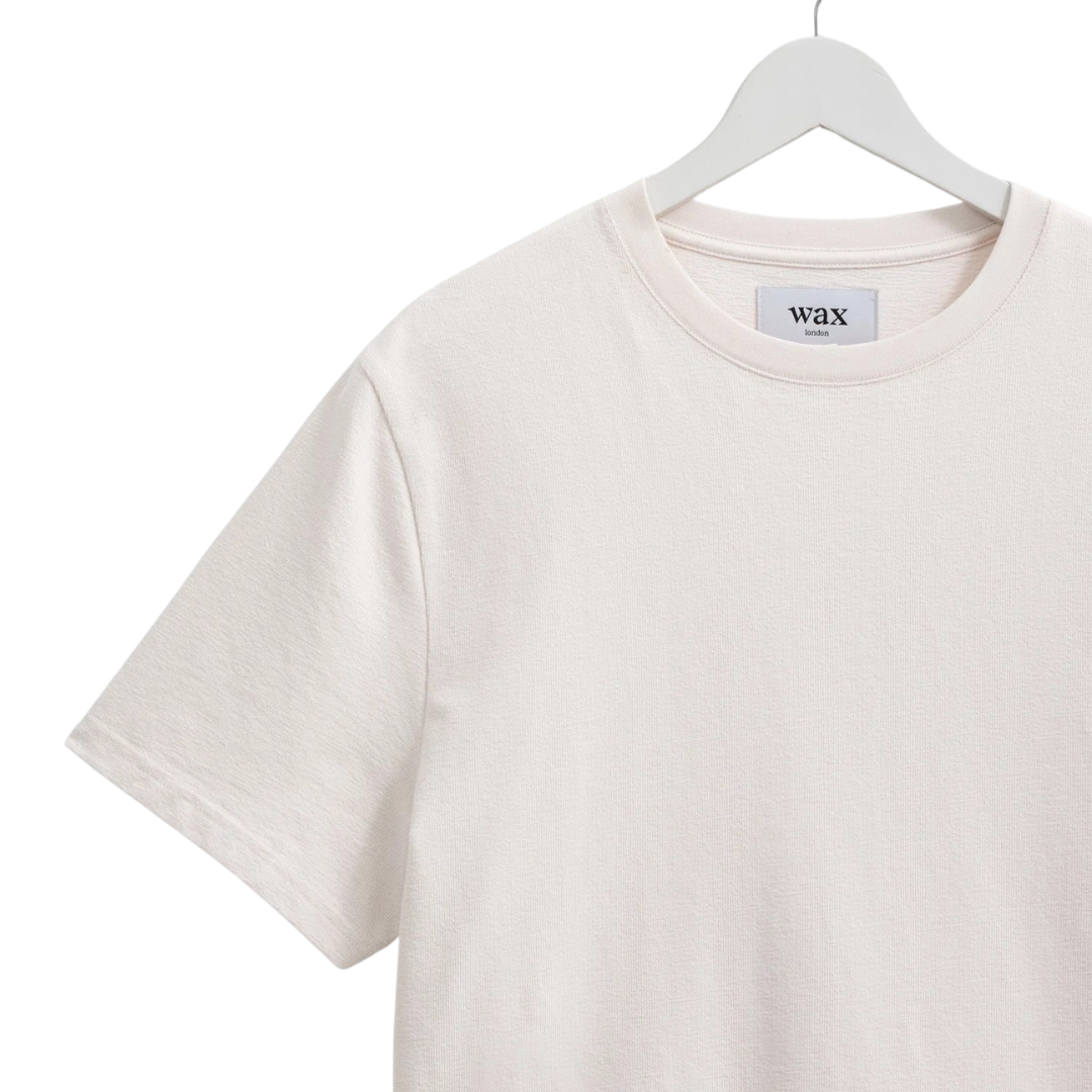 Wax London Dean T-Shirt in Ecru