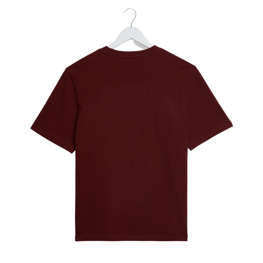 Wax London Dean T-Shirt in Maroon