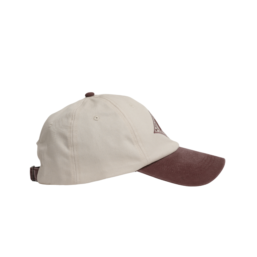 Wax Spencer Sports Baseball Cap in Ecru