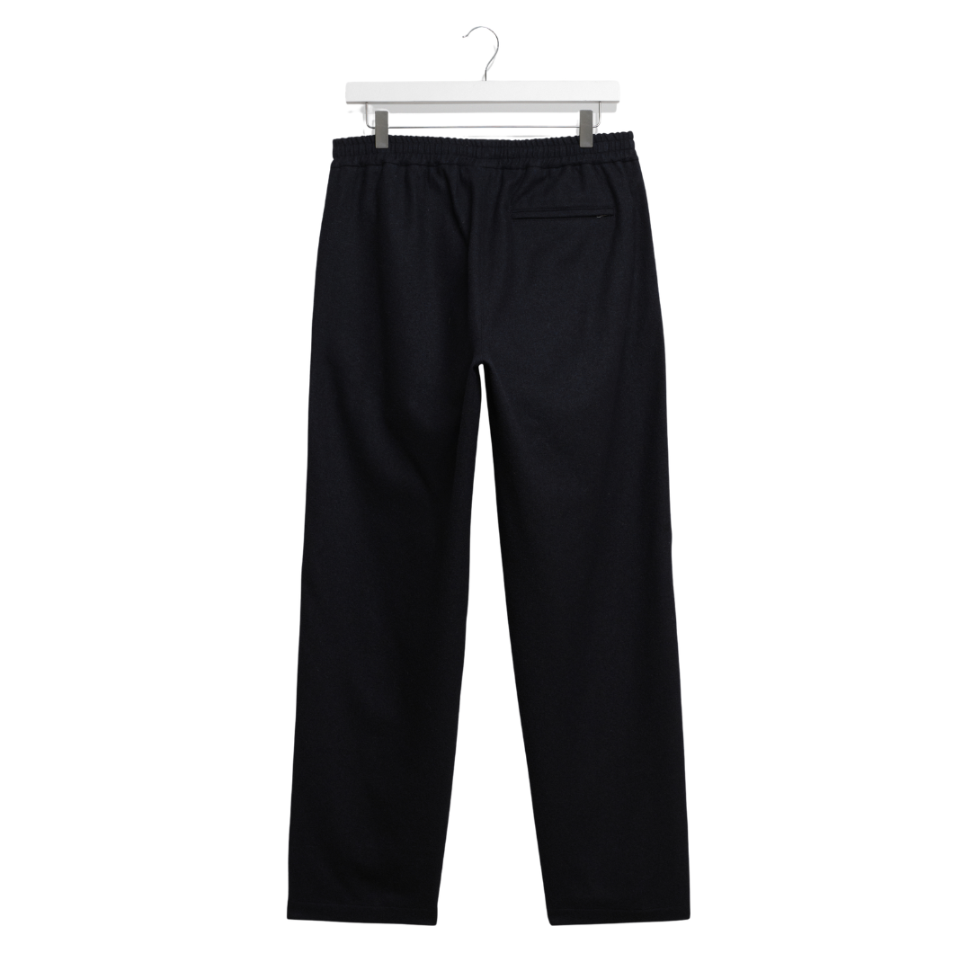 Wax London Wool Tyne Trouser in Navy