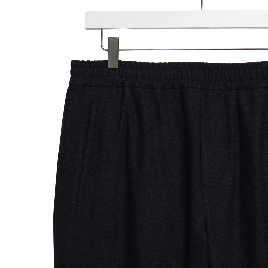 Wax London Wool Tyne Trouser in Navy