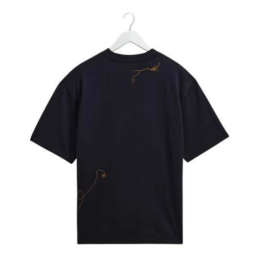 Wax London Milton T-Shirt in Navy