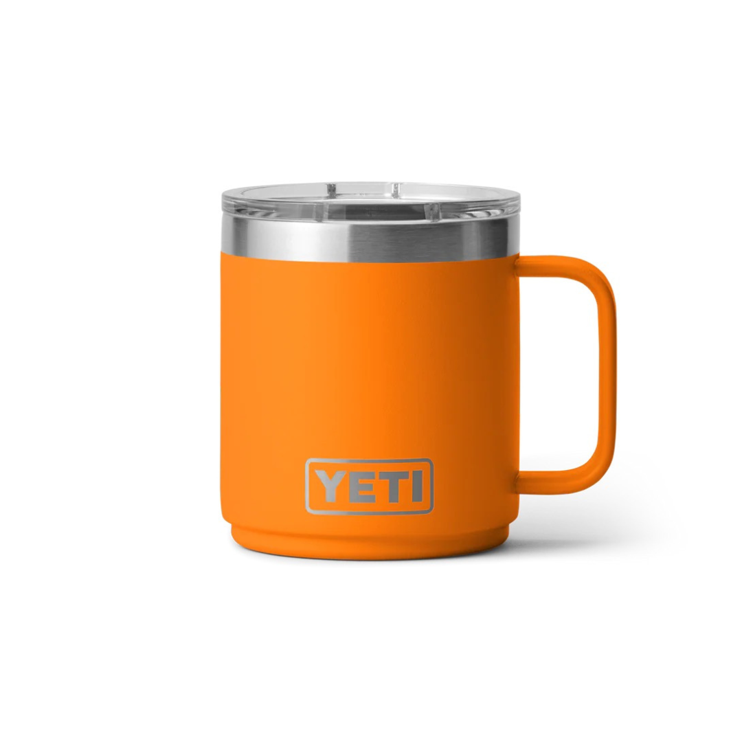 YETI Rambler 10oz Stackable Mug in King Crab Orange